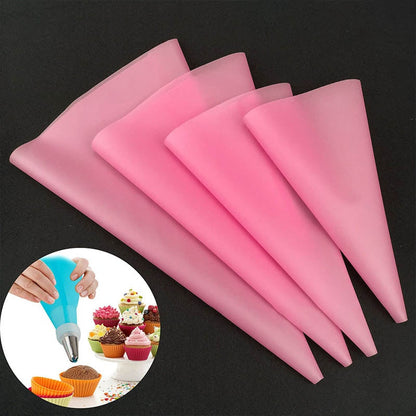 Easy 4Pc Reusable Cake Decorating Bags - Befez