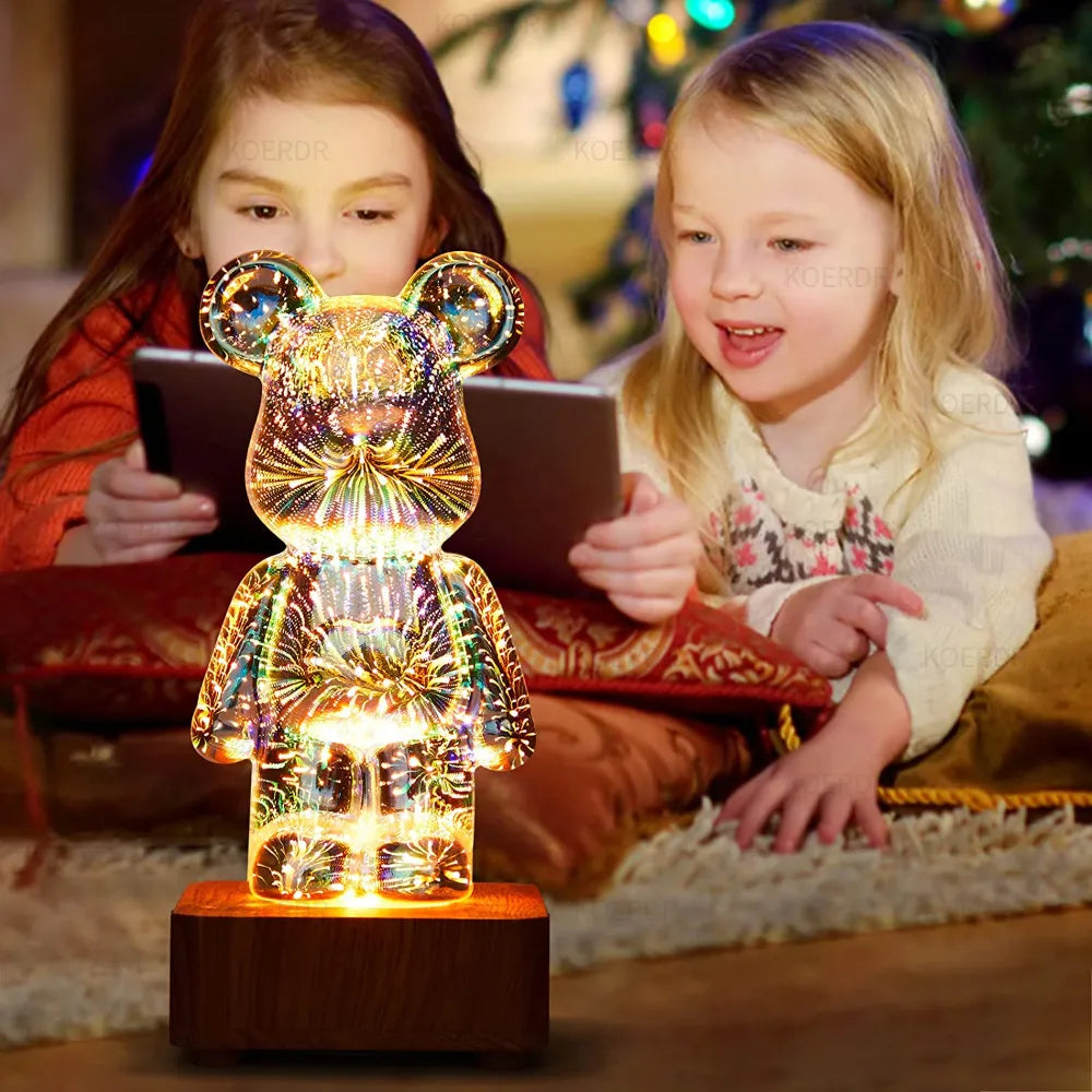 Colorful 3D Fireworks LED Mood Lamp