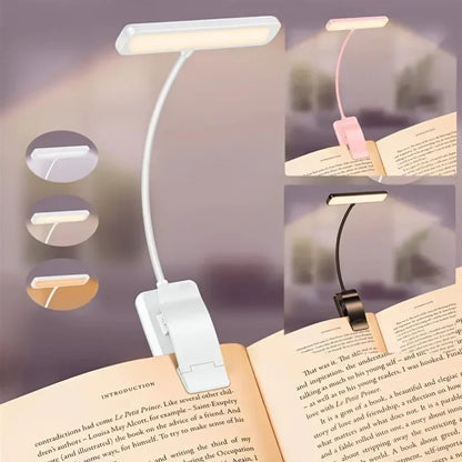Portable LED Desk Lamp with Adjustable Brightness and USB Charging