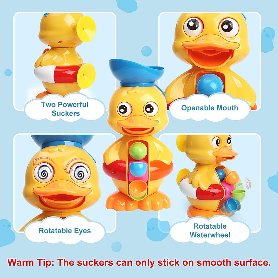 Colorful Duck Bath Water Toy