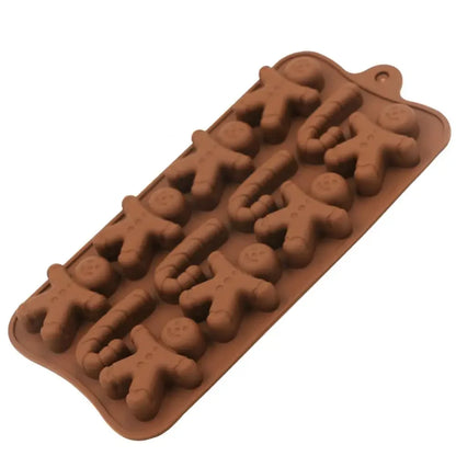 Easy Release Silicone Gingerbread Baking Mold