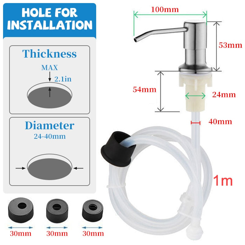 Easy Install Sink Soap Dispenser Kit