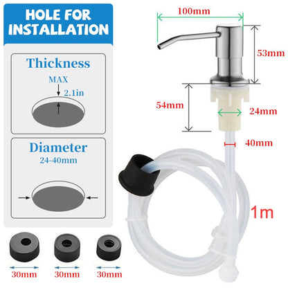 Easy Install Sink Soap Dispenser Kit