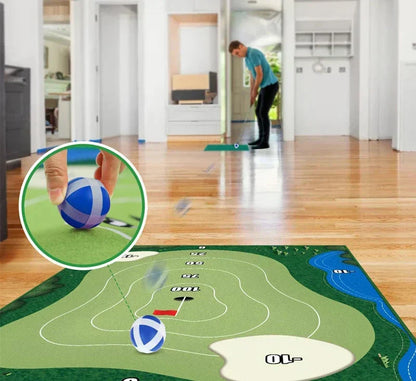 Soft Indoor Golf Putting Mat for Home Practice - Befez