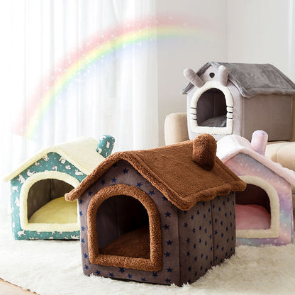 Cozy Pet Hut for Small Animals