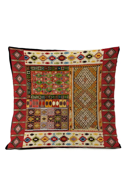 Colorful Global Print Pillow Cover