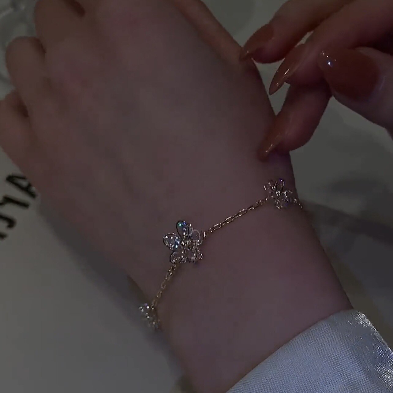 Beautiful Blossom Crystal Befez Bracelet