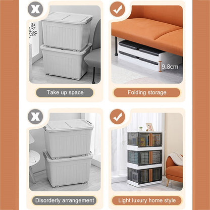Compact Clear Collapsible Storage Container