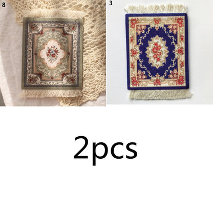 Small Vintage Rug Drink Coaster