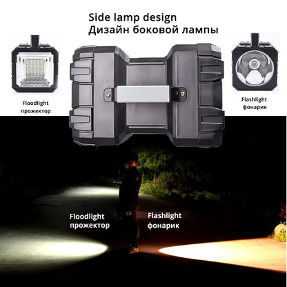 Bright Portable LED Rechargeable Spotlight 40W Waterproof