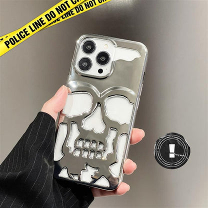 Dark Black Skull Phone Cover
