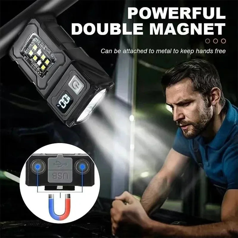 Compact USB LED Worklight with Magnetic Base
