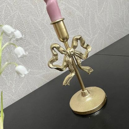 Rustic Metal Candle Lamp Holder