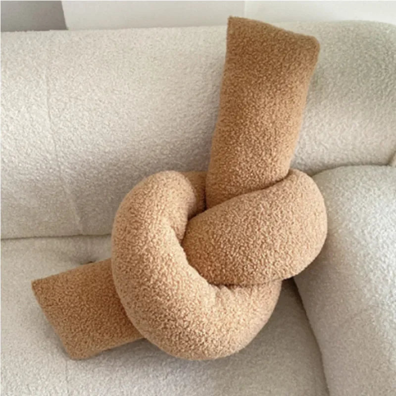 Soft Abstract Throw Pillow