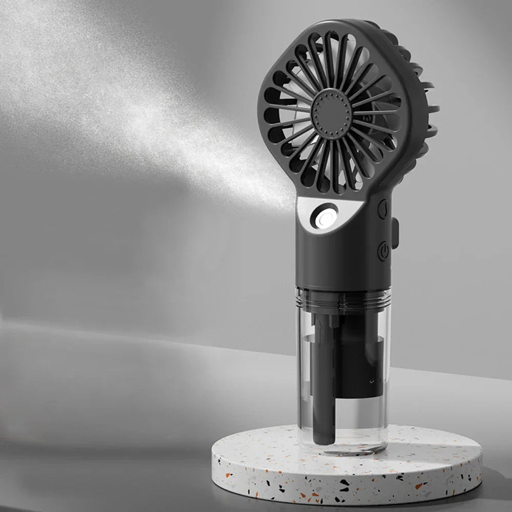 Compact Personal Misting Fan with Humidifier
