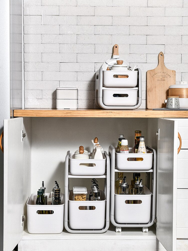 Space-Saving Stackable Home Storage Shelf