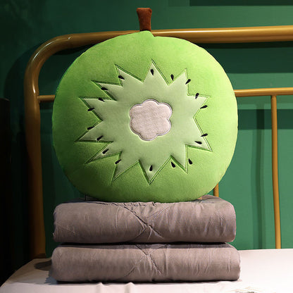 Cozy Portable Fruit Travel Blanket Pillow