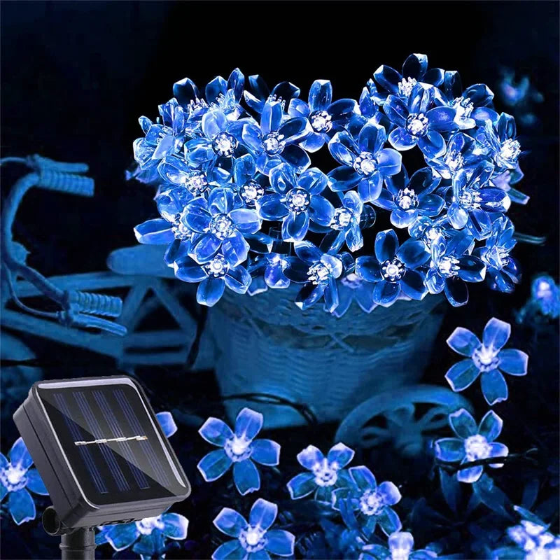 Outdoor Solar Fairy Lights Warm White 8 Modes