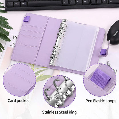 Practical Leather Wallet Organizer Notebook