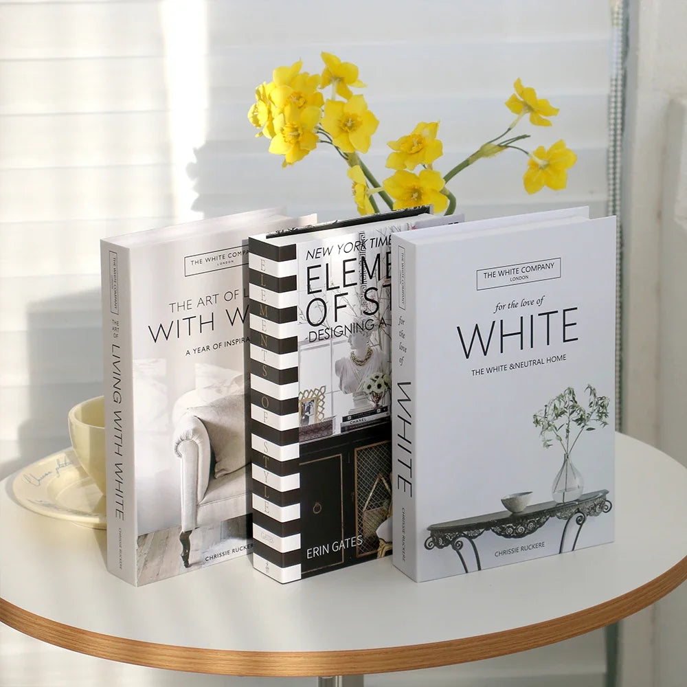 Stylish Book Box Coffee Table Decorative Storage