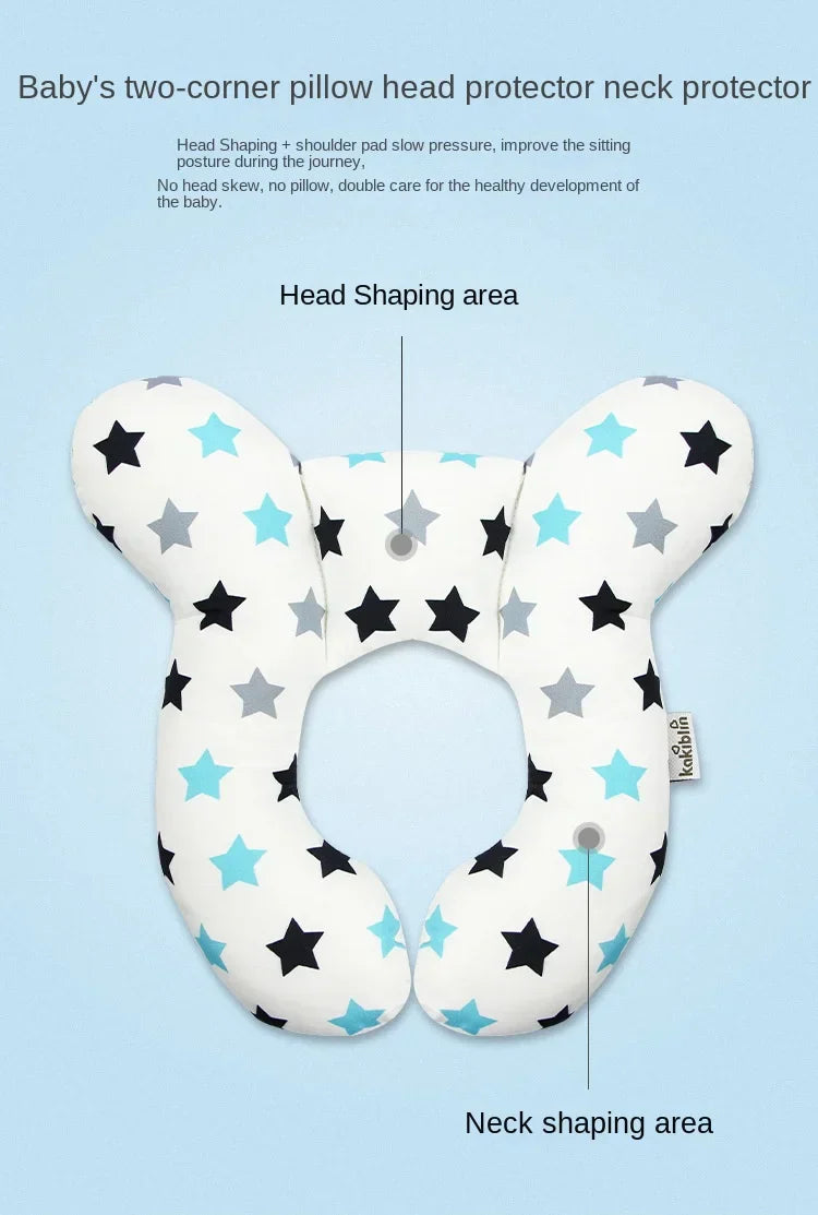Soft Baby Head Support Pillow for Stroller and Car