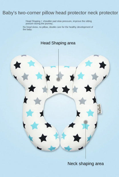 Soft Baby Head Support Pillow for Stroller and Car