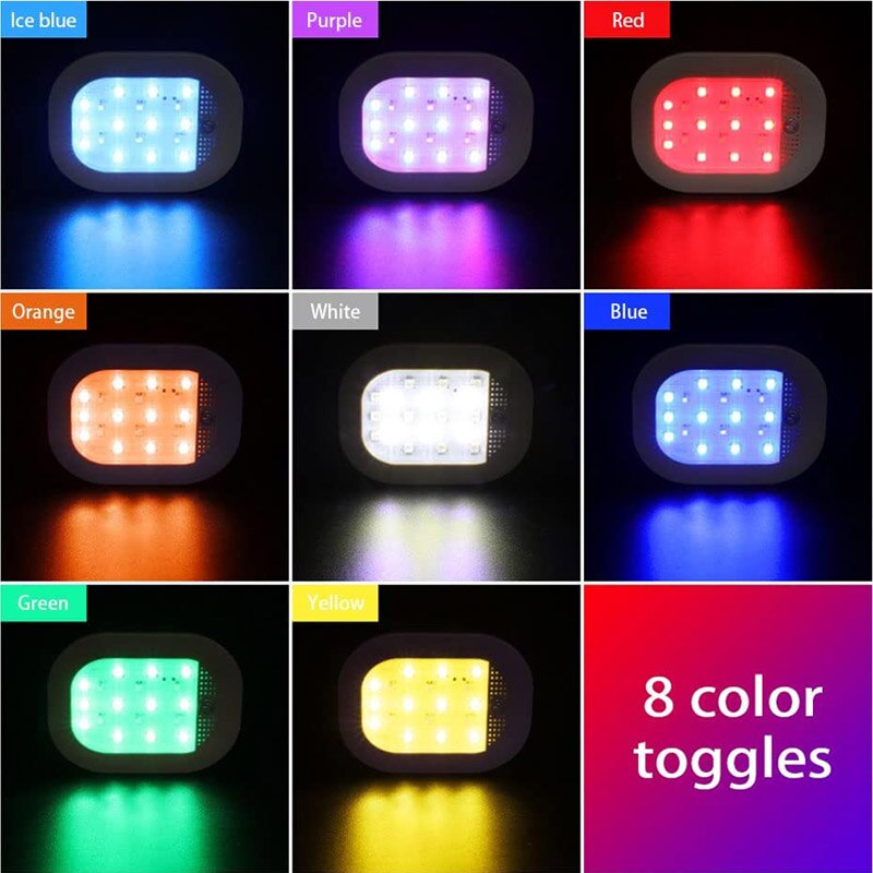 Colorful LED Car Interior Roof Lighting Kit