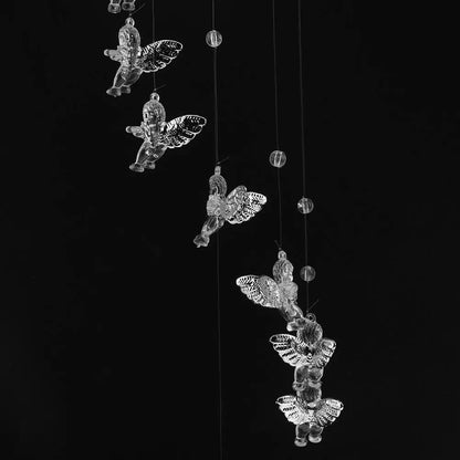 Delicate Metal Wind Chime with Bells and Butterfly
