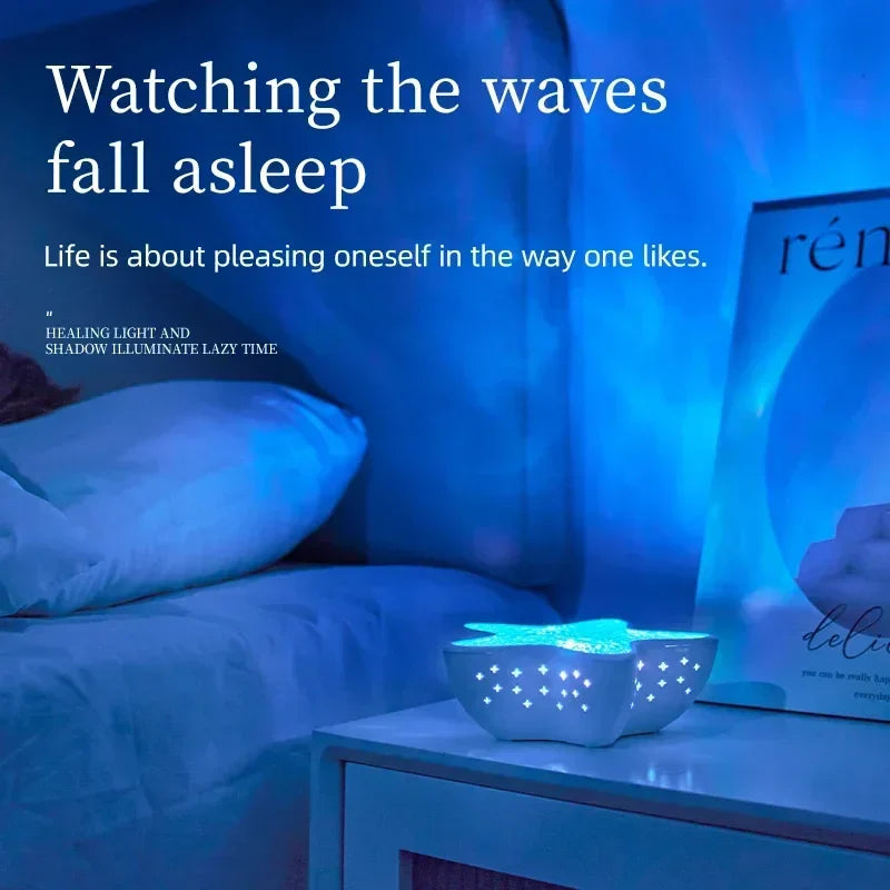 Colorful Ocean Night Light Projector Lamp