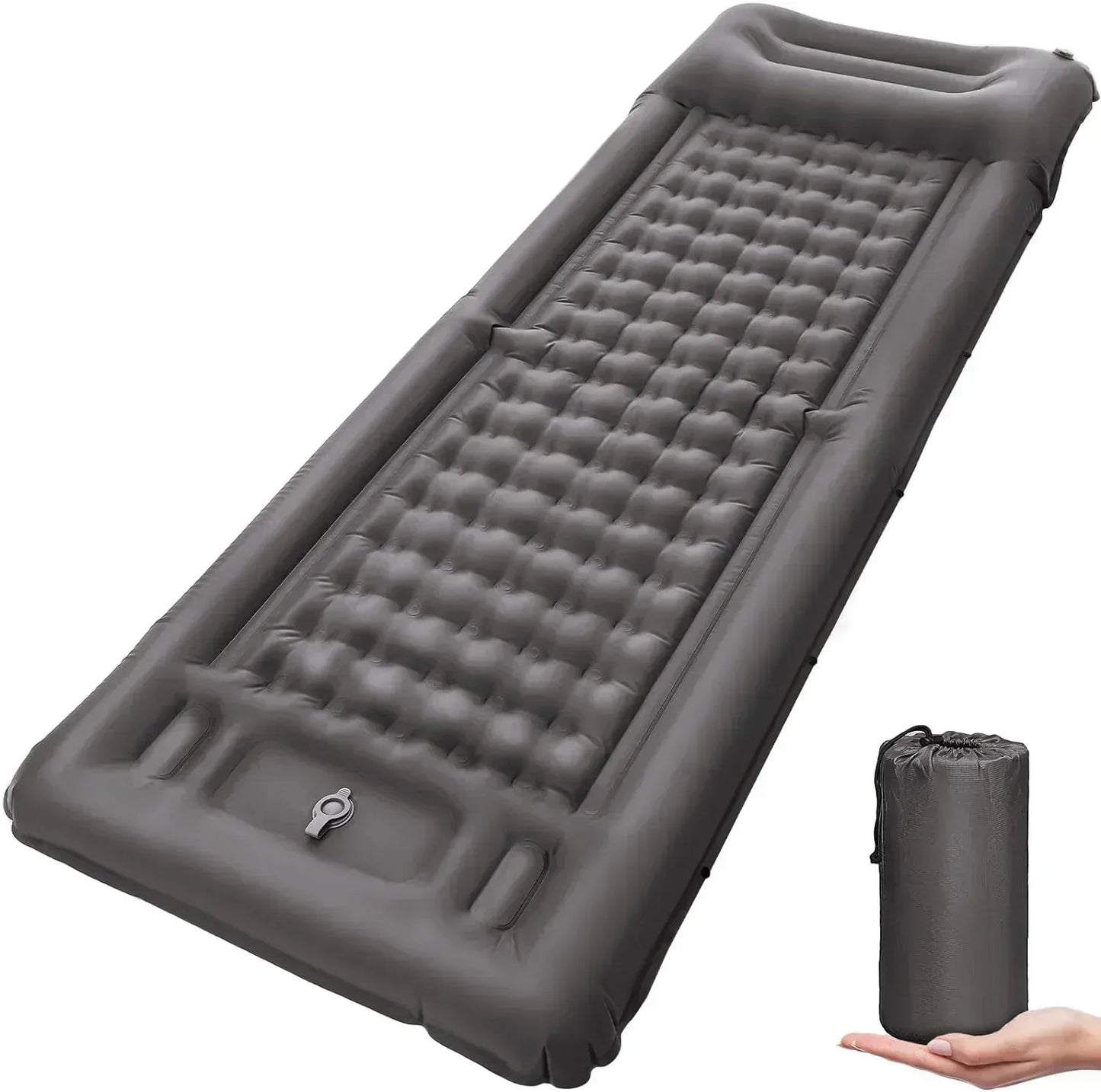 Lightweight Inflatable Camp Sleeping Mat with Foot Pump