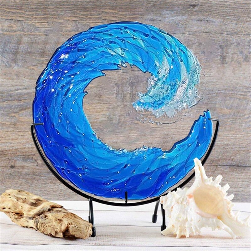 Beautiful Sea Glass Wave Art Sculpture - Befez