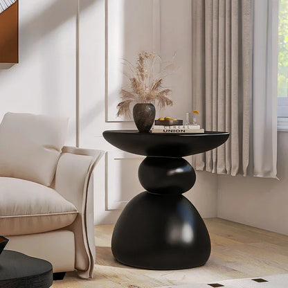 Simple Sleek End Table in Nordic Style