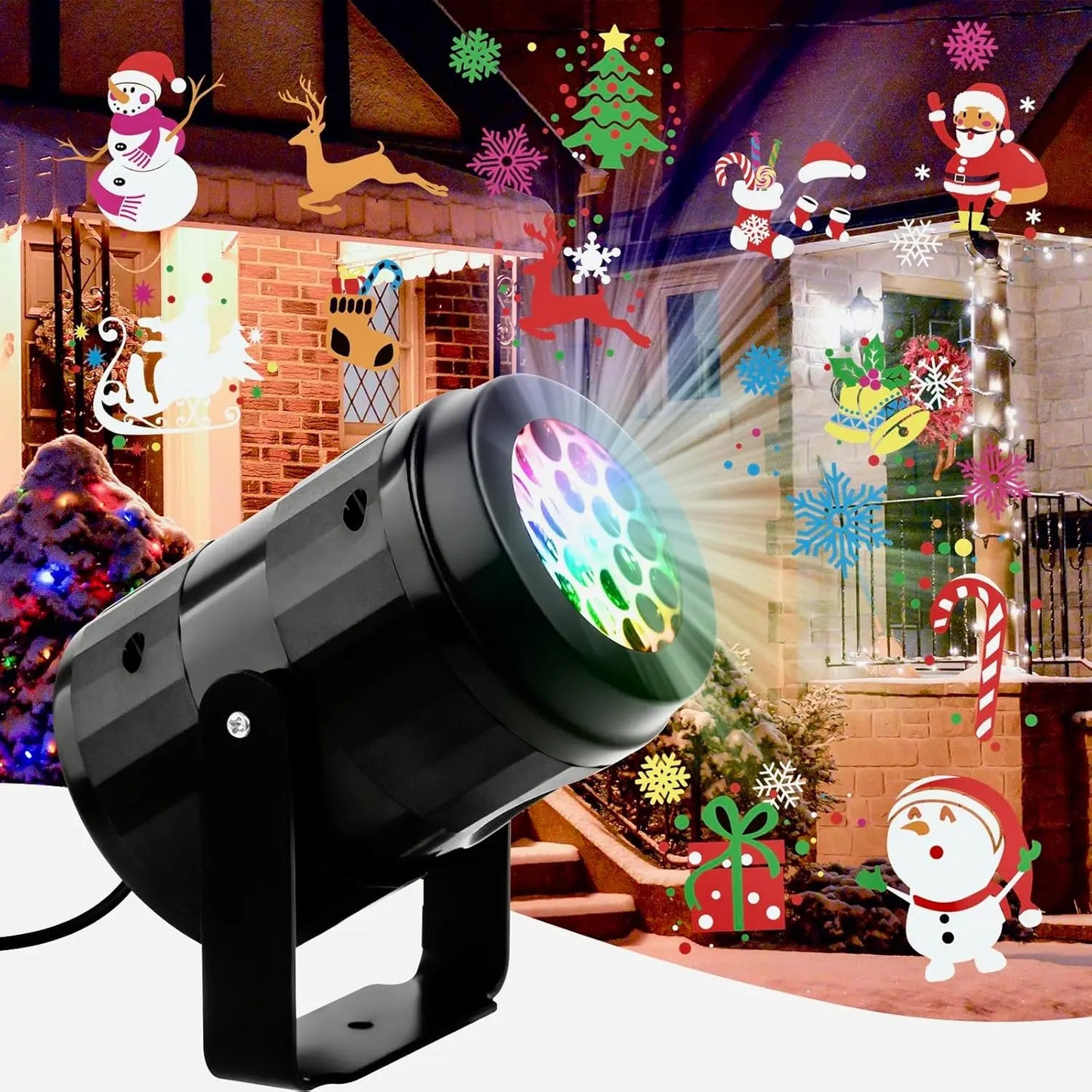 Colorful LED Christmas Light Projector with 16 Patterns - Befez