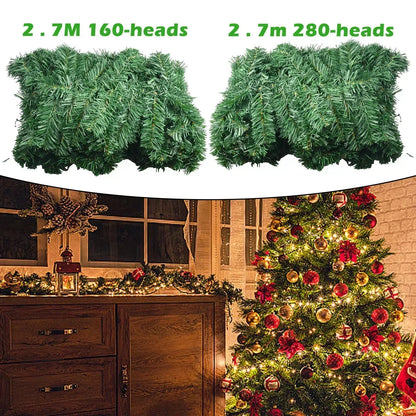 Premium Artificial Christmas Garland 2.7m Long