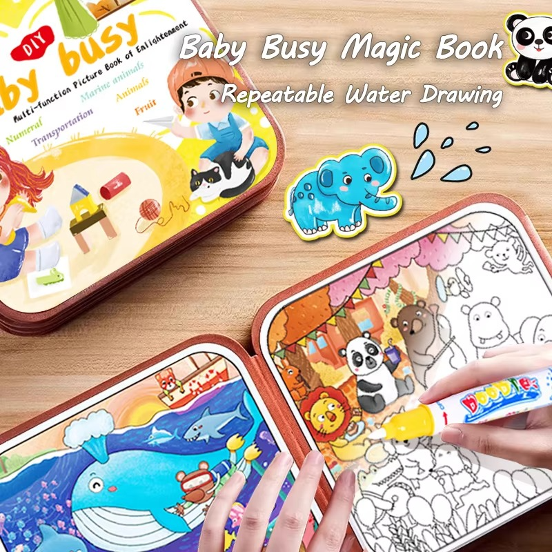 Interactive Kids Learning Book and Drawing Pad
