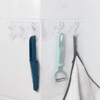 Clear Acrylic Easy Wall Hooks