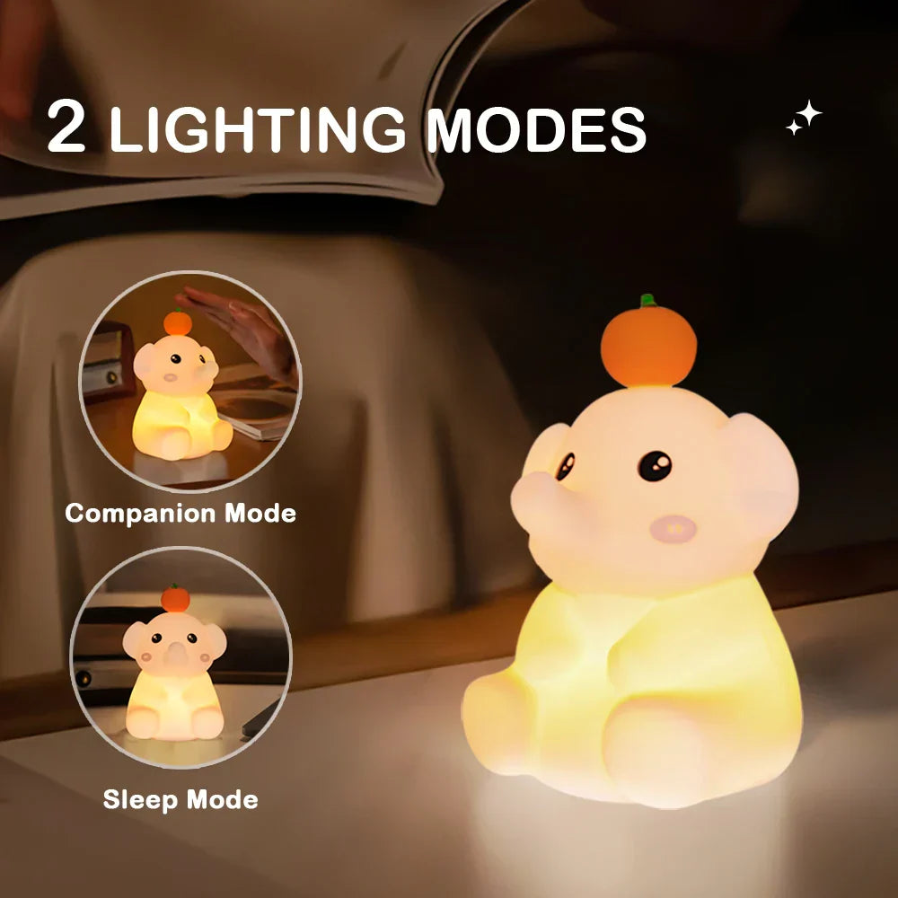 Compact LED Nightlight with Adjustable Brightness