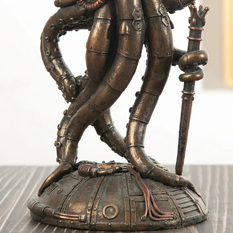 Unique Octopus Mechanical Desk Figure Decor