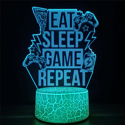 Colorful LED Gaming Night Light