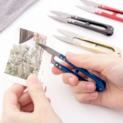 Precise Compact Scissors for Home and Craft Use
