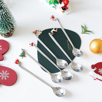 Festive Holiday 4 Piece Dinner Table Set