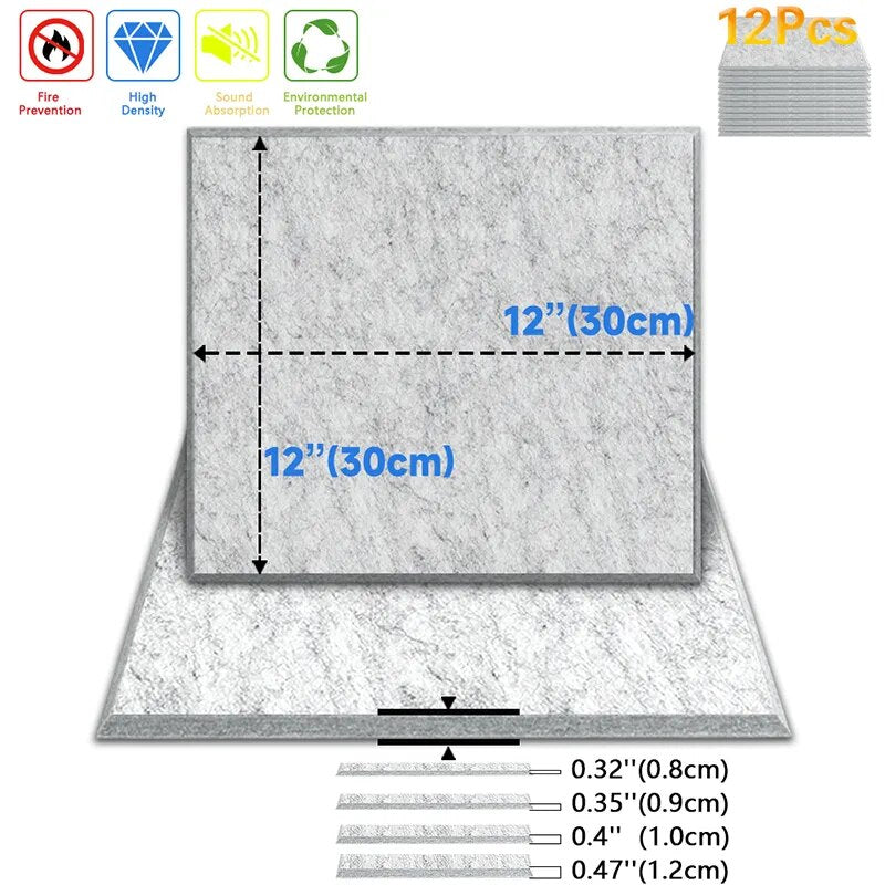 Green Sound Absorbing Wall Panels