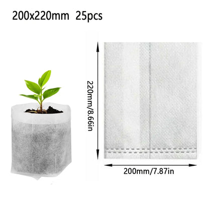 Eco Friendly Compostable Plant Bags Set of 25-100