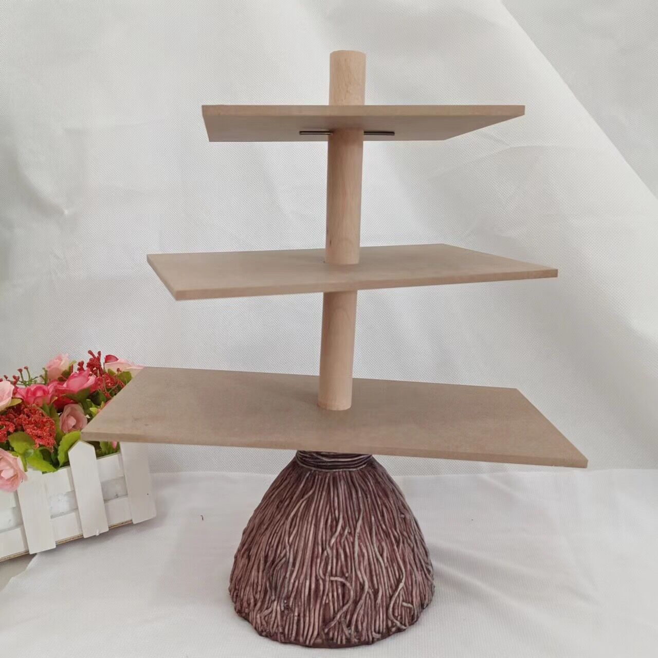3-Tier Storage Witch Broom Shelf
