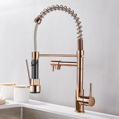 Contemporary Kitchen Faucet with Sleek Design