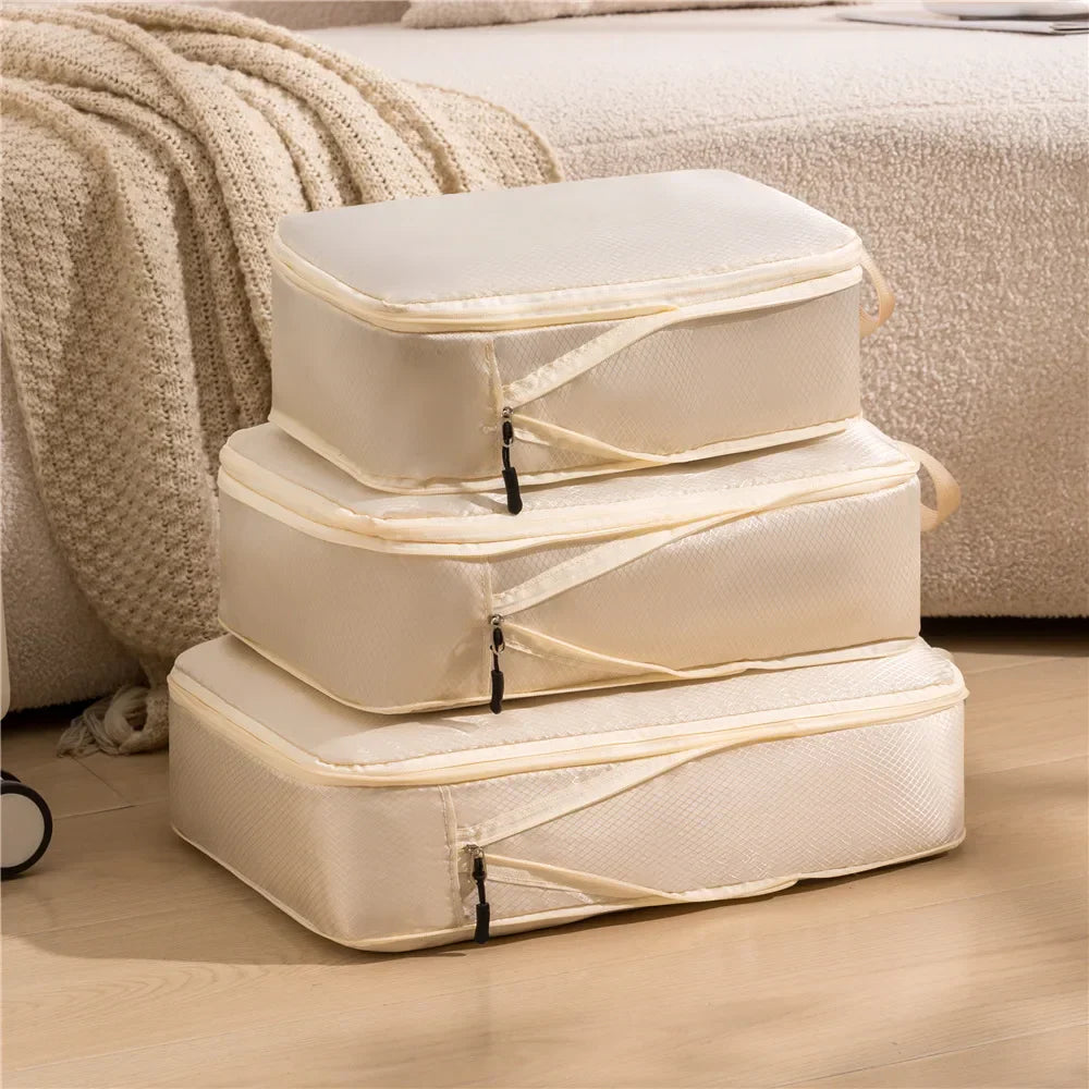 Compact Travel Bag Organizer Set 3-in-1 Waterproof