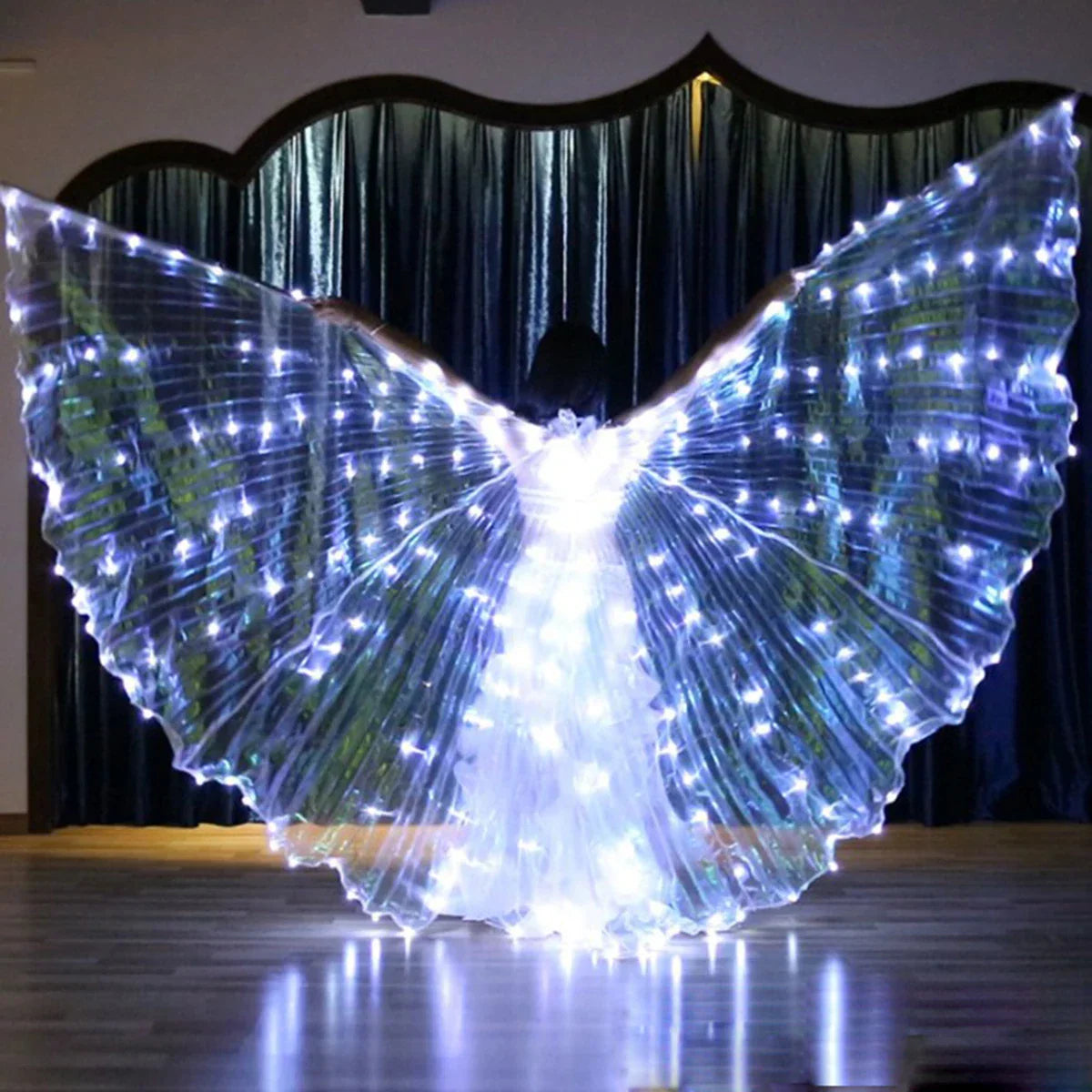 Colorful LED Fairy Wing Costume for Girls