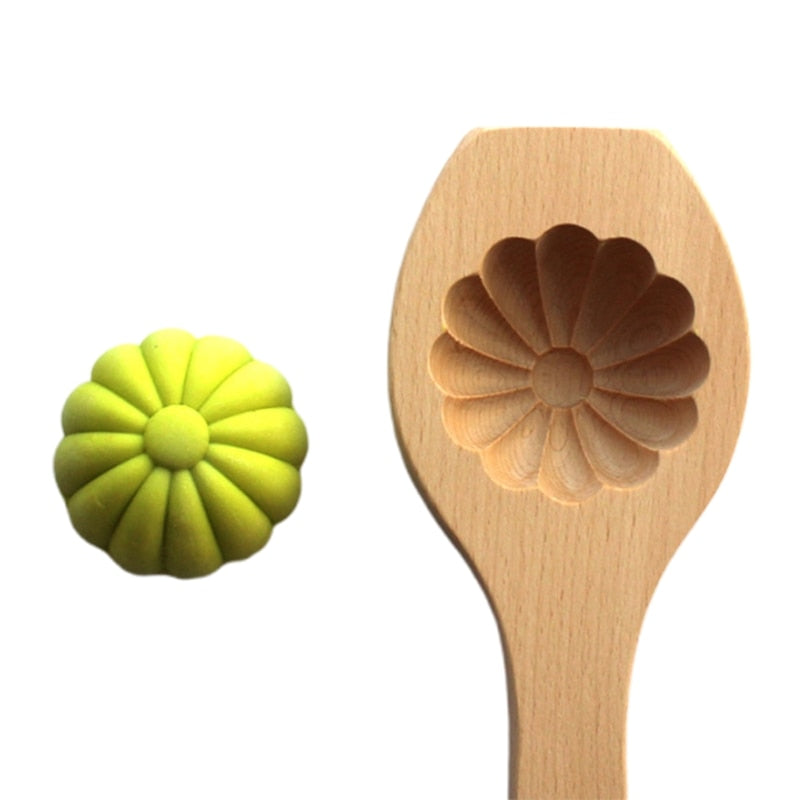 Natural Wooden Dumpling Maker Tool