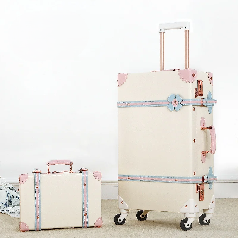 Vintage Style Hardside Luggage Set Valencia