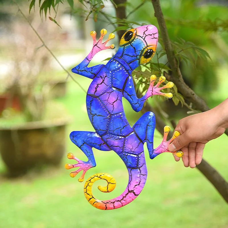 Vibrant Metal Animal Wall Art Decoration